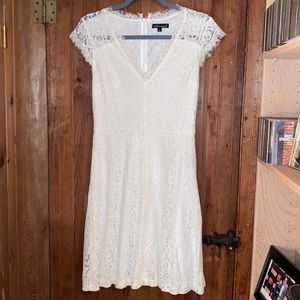 White lace dress